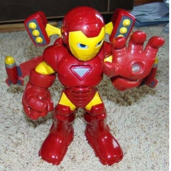 Kids Ironman Toy Talking & Light Up Hasbro Marvel Iron Man with Wings Vintage - Picture 1 of 7